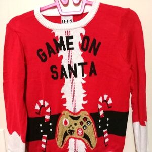 Christmas boys sweater size Large